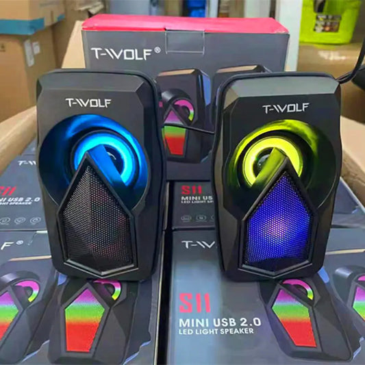 Style Loft Collection StyleTech Super Kick Luminous Mini RGB USB Speakers