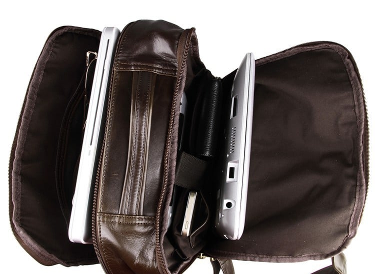 Style Loft Collection StyleTech Visageek Premier Leather Laptop Backpack