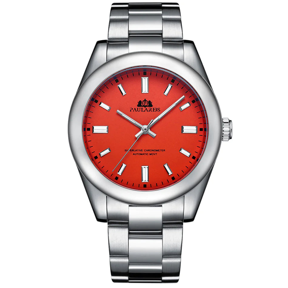 Style Loft Collection One For Every Day Of The Week Automatic Mechanical Luminous Steel Band Watches