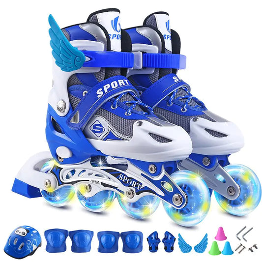 Style Loft Collection LoftAthletics Winged Warriors Streamline Inline Skates Set