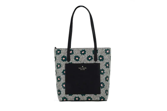 Style Loft Collection x Kate Spade Daily Saffiano Vegan Leather Herringbone Floral Tote