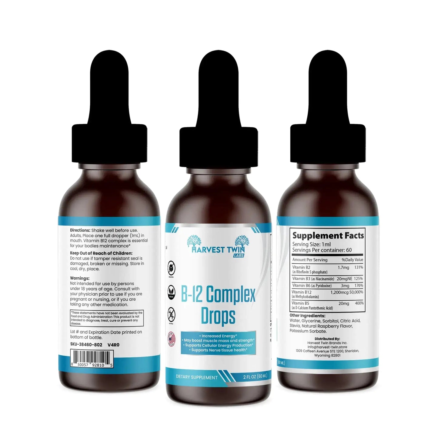 Style Loft Collection B-12 Drops for Muscles, Energy, and Cellular Health