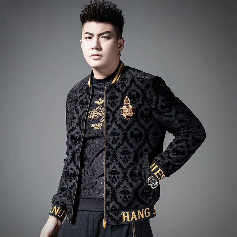 Style Loft Collection Baron's Velvet Embroidered Jacket