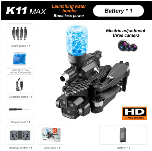 Style Loft Collection CyberStyle AquaFire 8K Tri-Cam Assault Drone