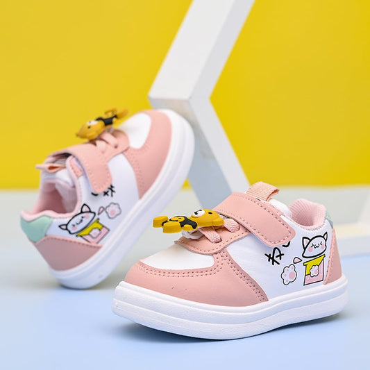 Style Loft Collection Bubblegum Bear Leather Sneakers
