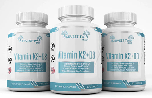 Style Loft Collection Vitamin K2 and D3 for Bones and Teeth, Immunity, and Blood Circulation