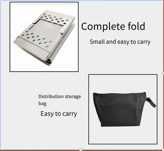 Style Loft Collection OutdoorStyle Fold and Go BBQ Camping Pit