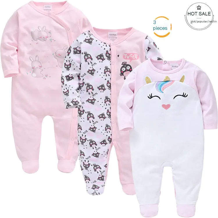 Style Loft Collection BabyStyle Charlette Haute 3-Piece Long Sleeve Onesies