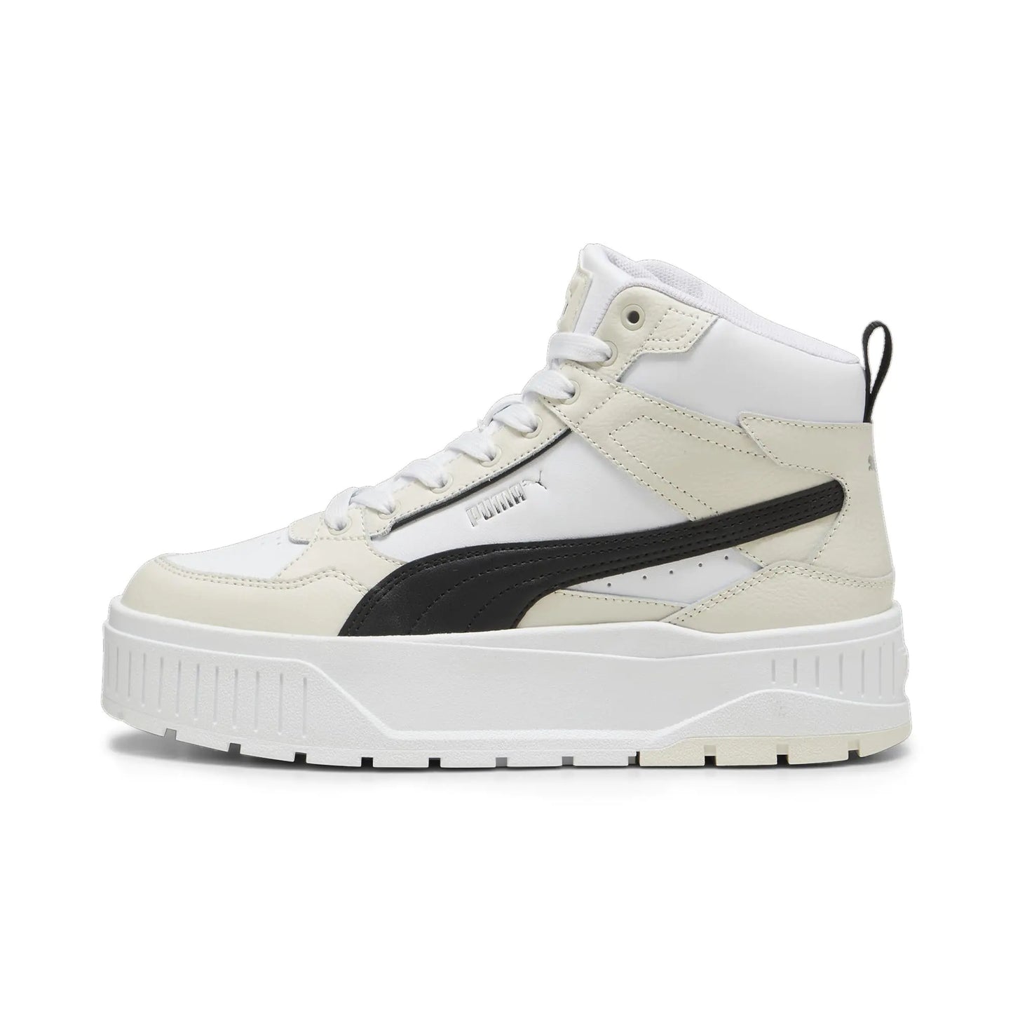 Style Loft Collection x PUMA Karmen II Idol Mid Sneaker White Black-Alpine Snow, (Size 7.5 US)