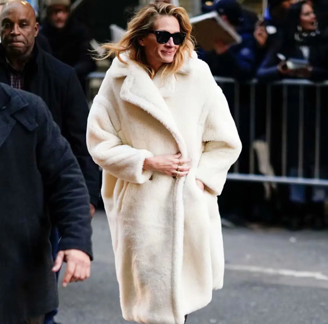 Style Loft Collection Annika Nicole Lambswool Long Coat
