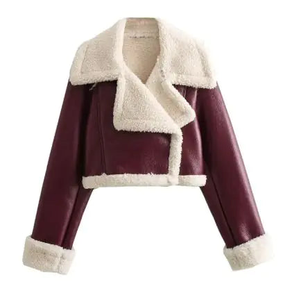 Style Loft Collection Bomb First Vegan Leather Jacket