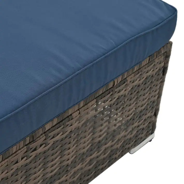 Style Loft Collection All-Weather Wicker Patio Set with Glass Table