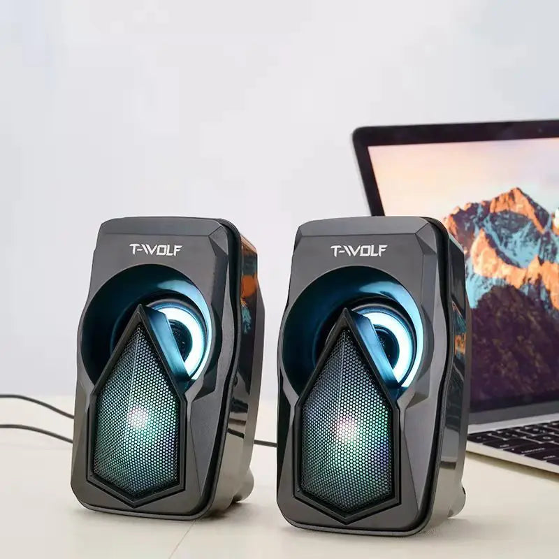Style Loft Collection StyleTech Super Kick Luminous Mini RGB USB Speakers