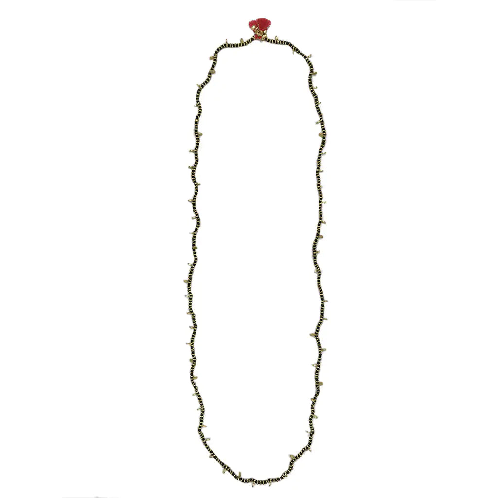 Style Loft Collection Beaded Charm Bracelet-Necklace from Mali