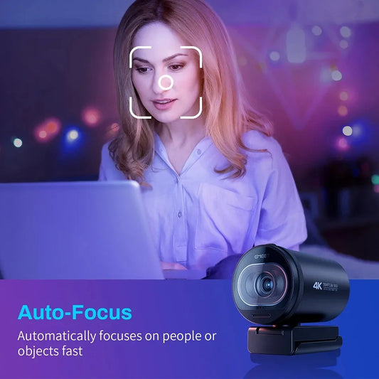 Style Loft Collection StyleTech 4K Ultra-High-Def StreamPro Webcam