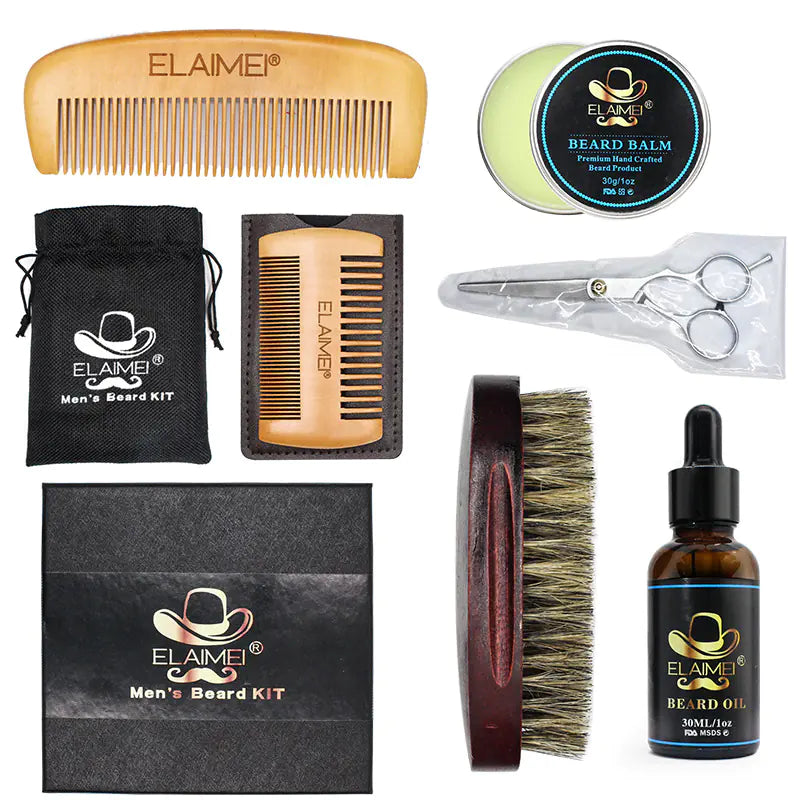 Style Loft Collection Six Piece Beard Care Tool Set