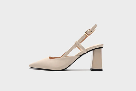 Style Loft Collection Classic Strapped Buckle Block Heels