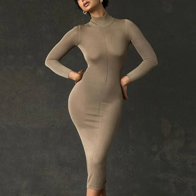 Style Loft Collection Coventry Estate See-Through Backless Knitted Dress