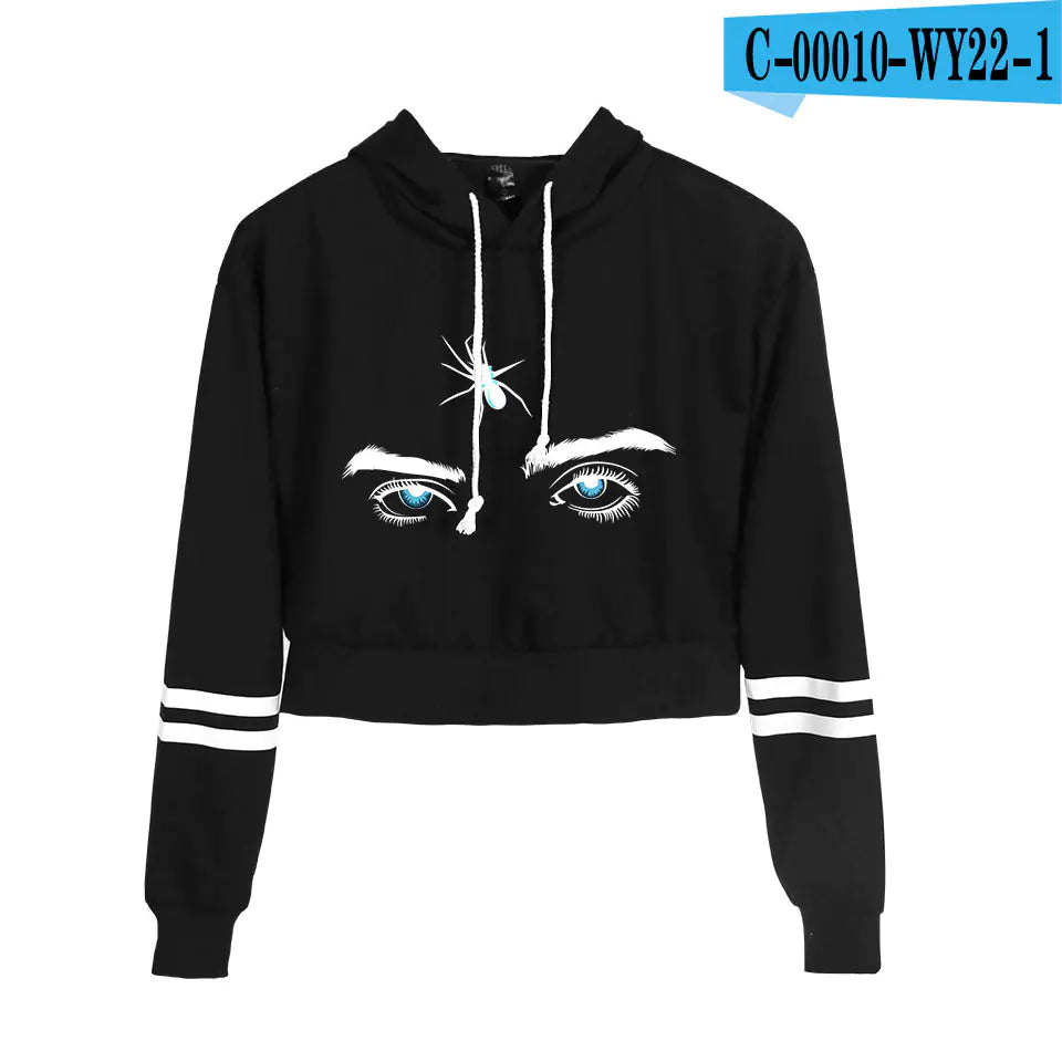 Style Loft Collection I'm Good In the Streets Hoodie Crop Top