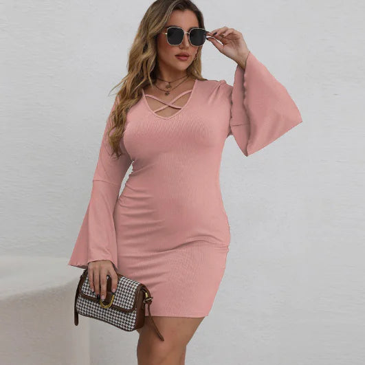 Style Loft Collection Who Gonna Check Me Bell Sleeve Maternity Dress