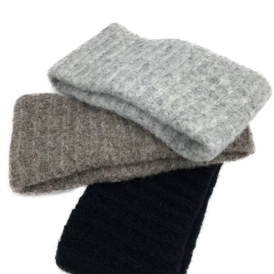 Style Loft Collection Autumn Ribbed Alpaca Ear Warmer