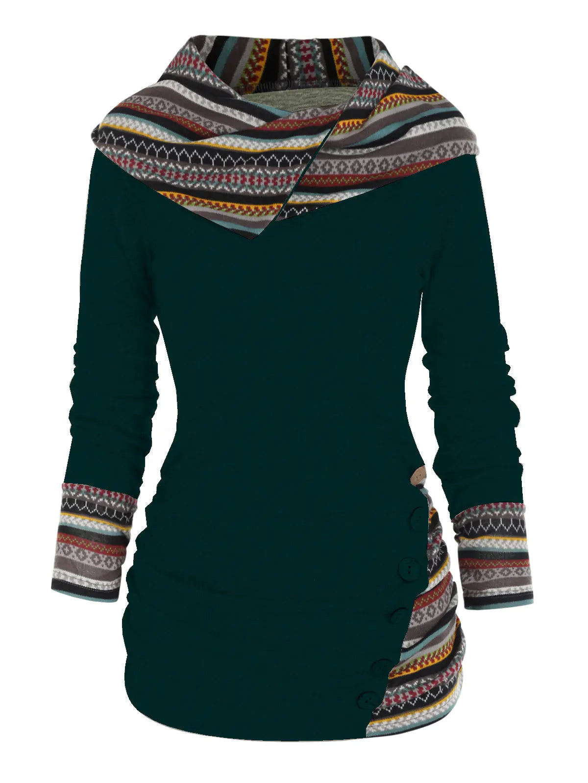 Style Loft Collection Monday Morning Meetings Knitted Long Sleeve Button-Up Top