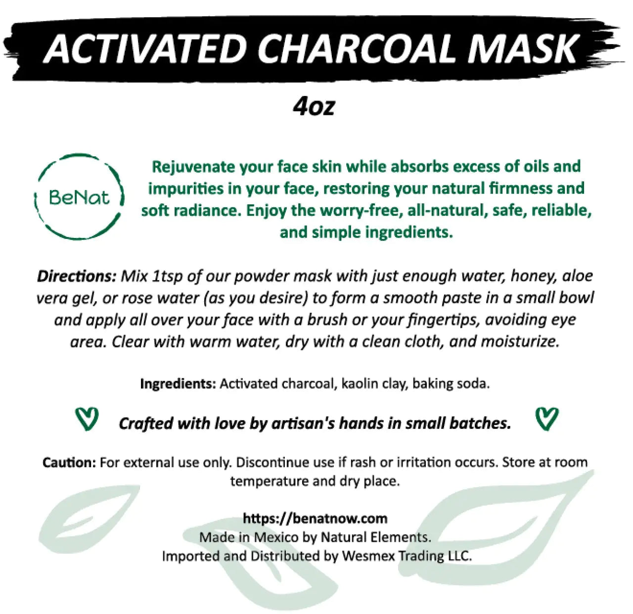Style Loft Collection Purifying Charcoal Facial Mask