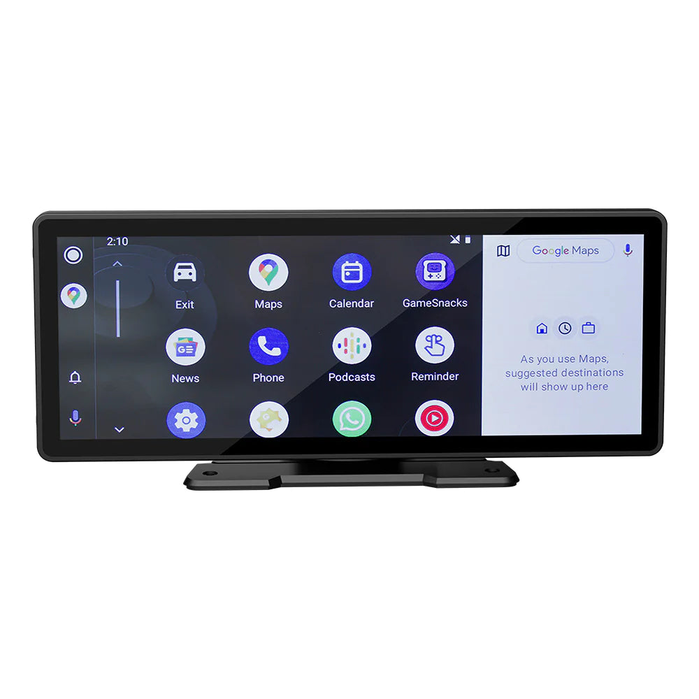 Style Loft Collection AutoStyle AudioSync 10 Inch Touchscreen Carplay and Dash Cam System