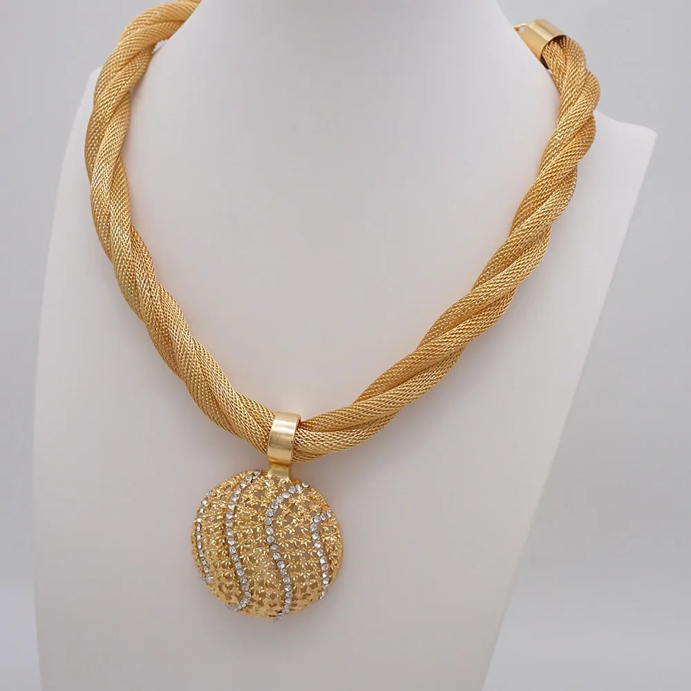 Style Loft Collection Golden African x Dubai Jewelry Set