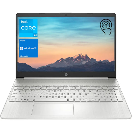 Style Loft Collection x HP Notebook Laptop 15.6" HD Touchscreen Intel Core i3-1115G4 Processor 32GB RAM 1TB PCIe SSD Webcam Type-C HDMI SD Card Reader Wi-Fi Windows 11 Home Silver