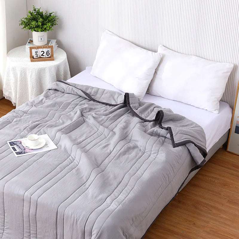 Style Loft Collection Heat-Releasing Breathable Washed Cotton Blanket