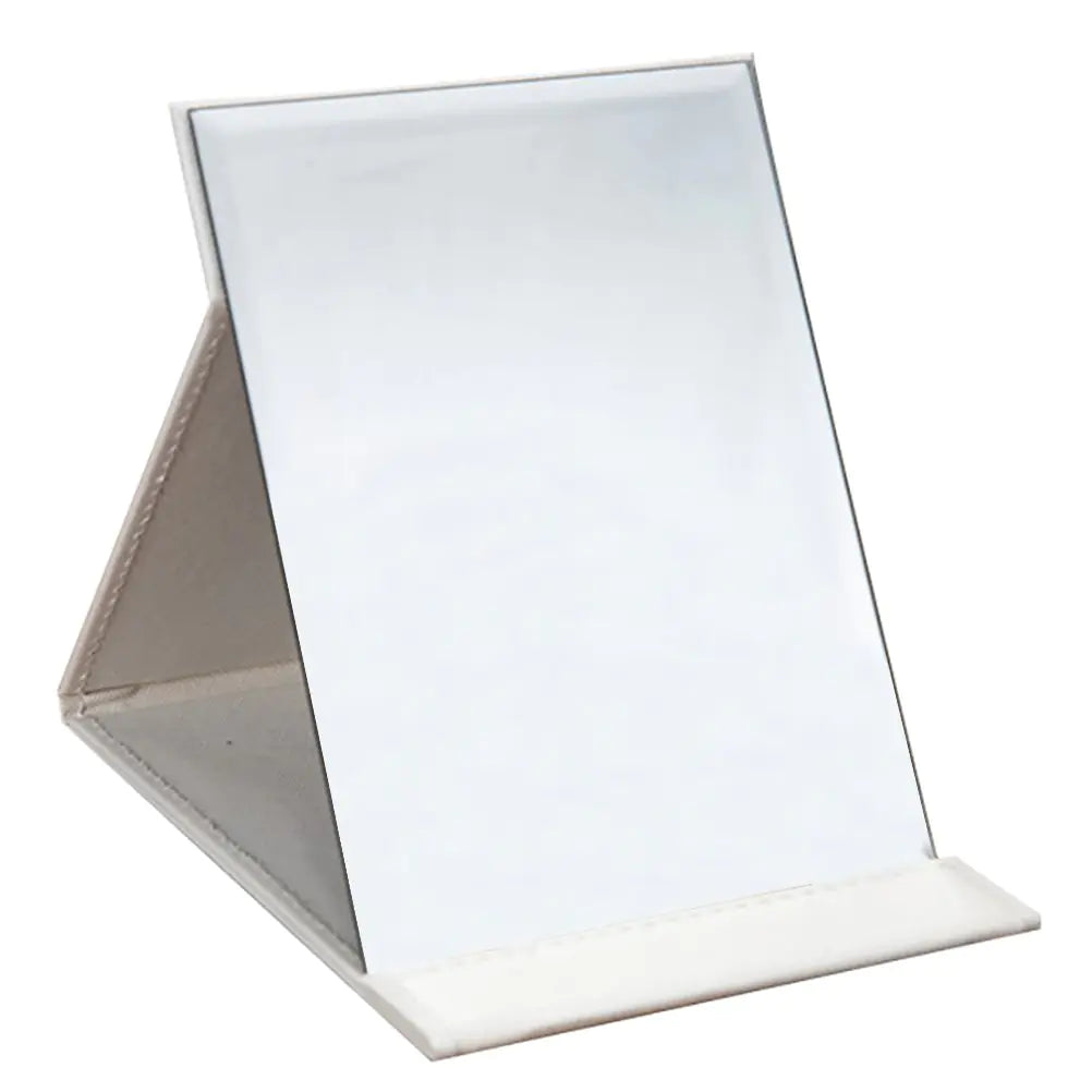 Style Loft Collection Elegant Portable Vegan Leather Mirror