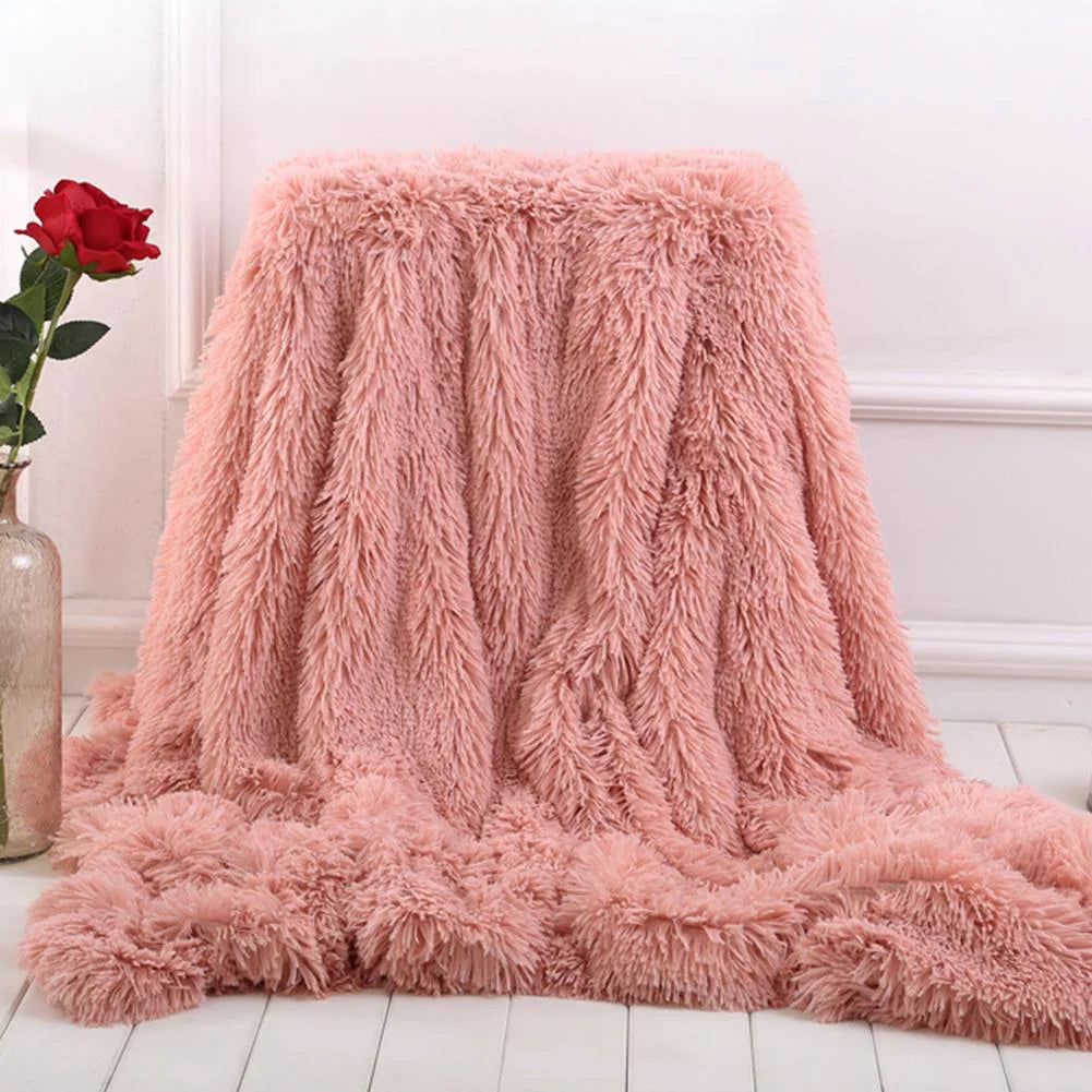 Style Loft Collection Super Soft Coral Fleece Cozying Blanket
