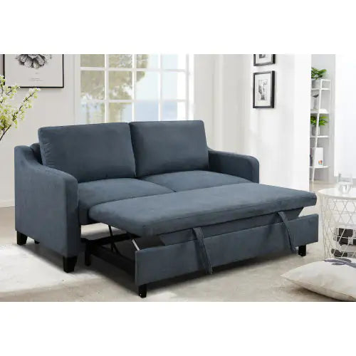 Style Loft Collection Navy 3-in-1 Convertible Queen Sofa Bed