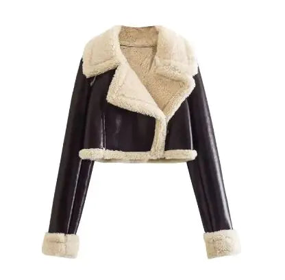 Style Loft Collection Bomb First Vegan Leather Jacket