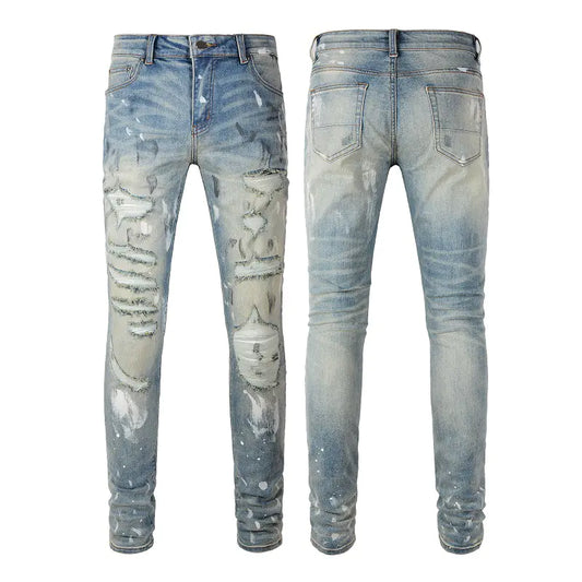 Style Loft Collection Ripped Denim Distressed Jeans