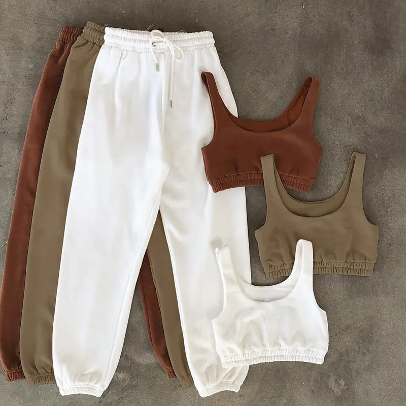 Style Loft Collection Spot Me Two-Piece Crop Top and Pants Set
