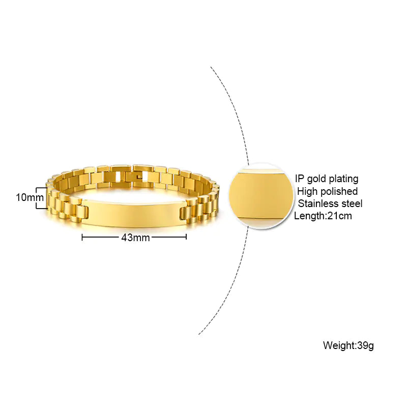 Style Loft Collection Classic Stainless Steel Bracelet