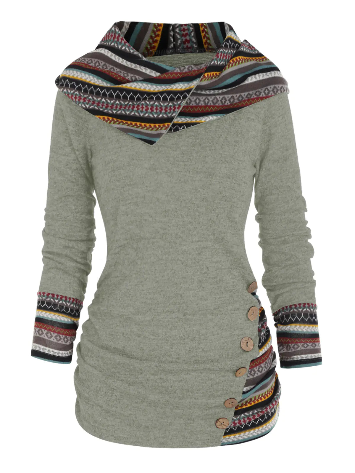 Style Loft Collection Monday Morning Meetings Knitted Long Sleeve Button-Up Top