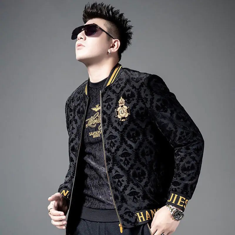 Style Loft Collection Baron's Velvet Embroidered Jacket