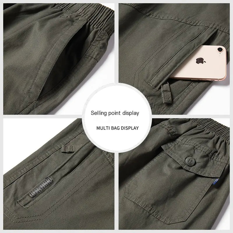 Style Loft Collection Base Commander Cotton Cargo Shorts