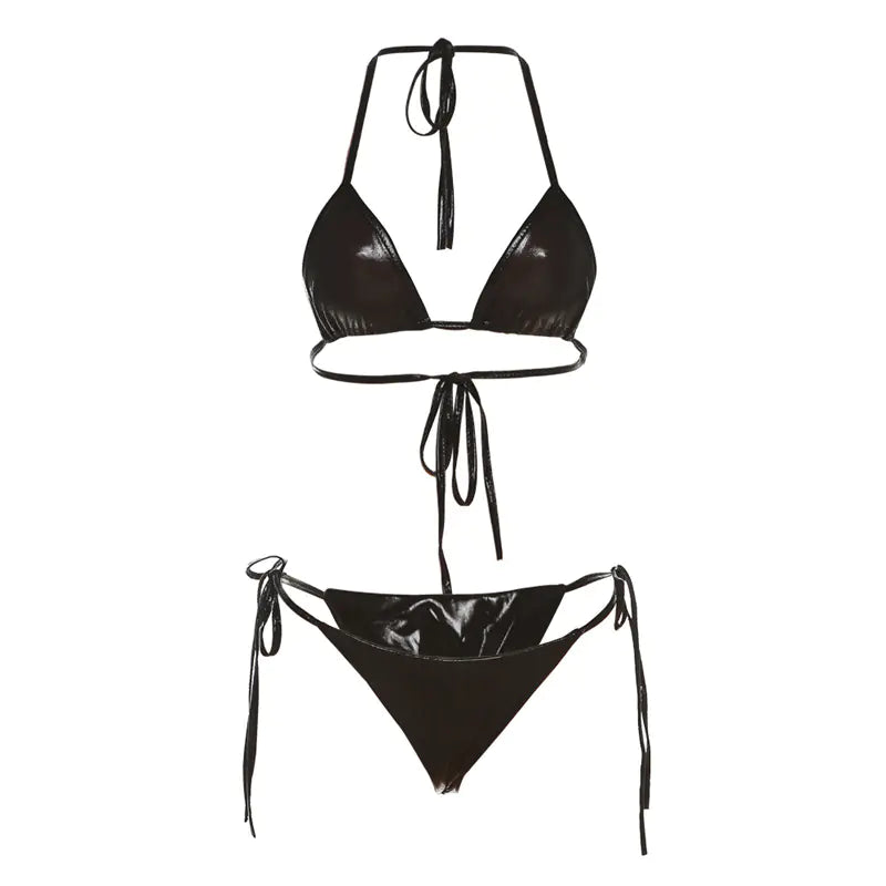 Style Loft Collection Starships Meant To Fly Backless Reflective Bikini Set