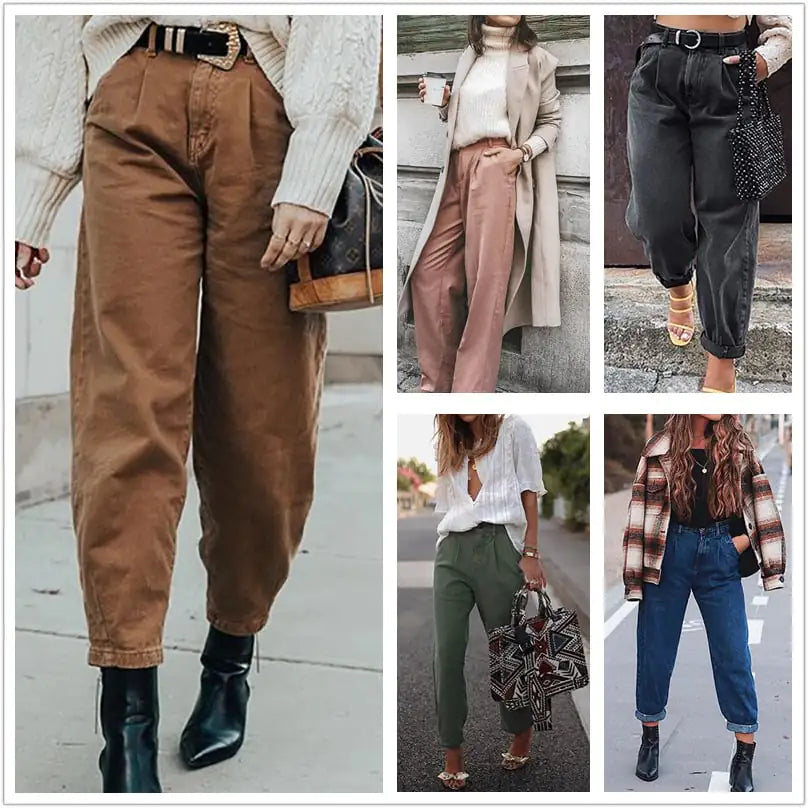 Style Loft Collection High Waist Cambridge Denim Trousers