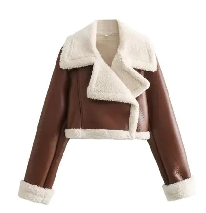 Style Loft Collection Bomb First Vegan Leather Jacket
