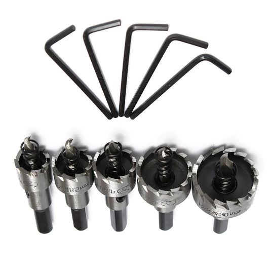 Style Loft Collection ToolStyle 5-Piece HSS Metal and Aluminum Hole Saw Drill Bit Set