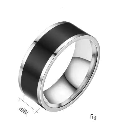 Style Loft Collection CyberStyle Stainless Steel Near Field Communication (NFC) Smart Ring