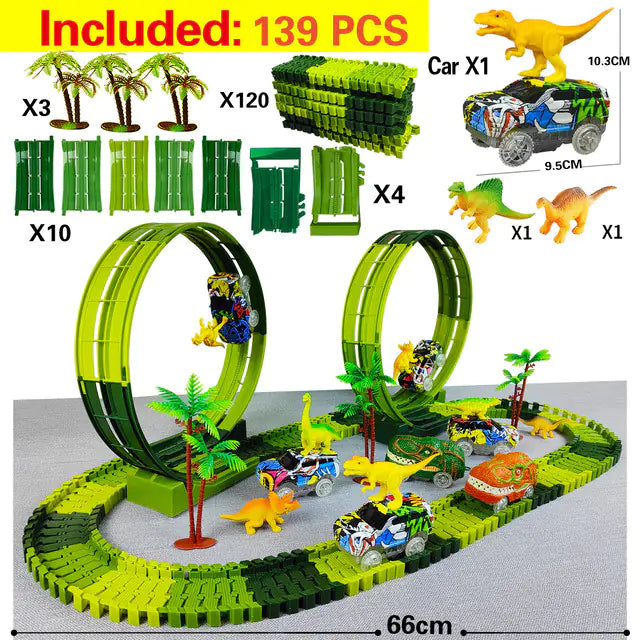 Style Loft Collection ToyStyle Electric Dinosaur Car Adventure Track