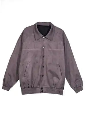 Style Loft Collection Somewhere Off Tate's Creek Suede Baseball Coat