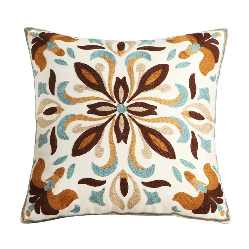 Style Loft Collection Embroidered Floral Cushion Covers