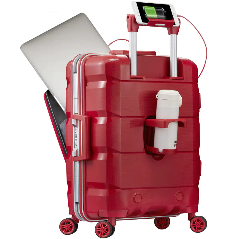 Style Loft Collection TravelStyle NoirTrek Multifunctional Aluminum Luggage